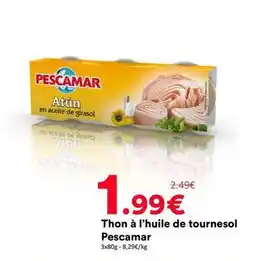 Hmarket Thon à l'huile de tournesol offre