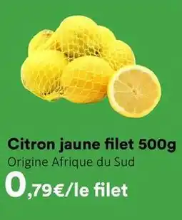 Hmarket Citron jaune filet offre