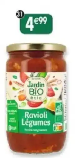 Maximo Jardin BIO Ravioli Légumes offre