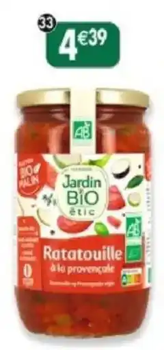 Maximo Jardin Bio Étic Ratatouille à la provençale offre