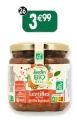 Maximo Jardin BIO Lentilles offre