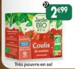 Maximo Jardin Bio Etic Coulis de tomate offre