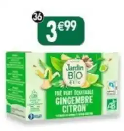 Maximo Jardin BIO éric Gingembre Citron offre