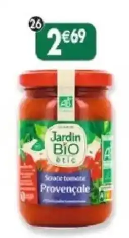 Maximo Jardin BIO étic Sauce tomate Provençale offre