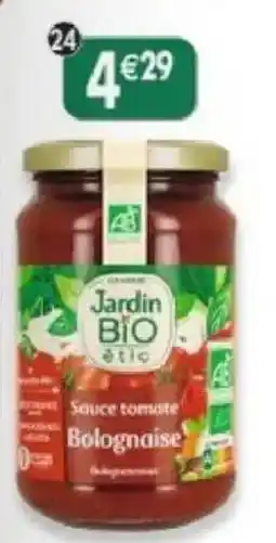 Maximo Jardin BIO étic Sauce tomate Bolognaise offre