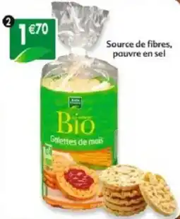 Maximo Le petit bio Galettes de maïs offre