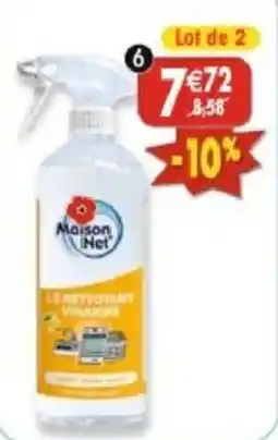 Maximo Maison Net LE NETTOYANT VINAIGRE offre