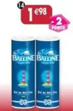 Maximo Baleine lot de 2 boites de sel mer fin iode offre