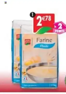 Maximo Belle France Lot de 2 paquets de farine de ble fluide sans grumeaux offre