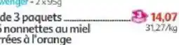 Maximo nonnettes au miel offre