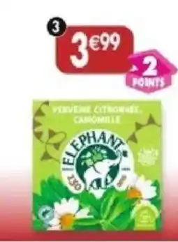 Maximo Elephant Verveine citronnée, camomille offre