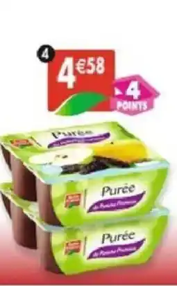Maximo Lot de 2 packs de 4 puree de pomme pruneau offre