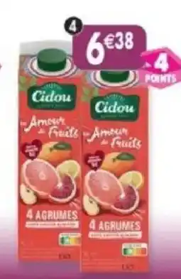 Maximo Cidou Lot de 2 briques de nectar 4 agrumes sans sucres ajoutes offre