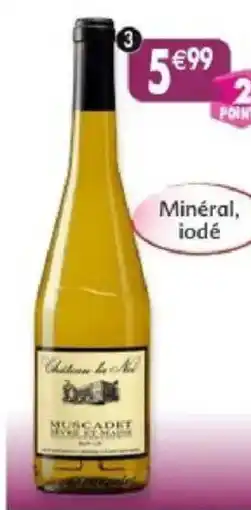 Maximo Muscadet sevre et maine sur lie 2024 chateau la noe offre