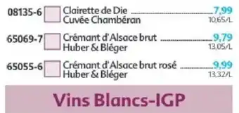 Maximo Huber & Bléger Crémant d'Alsace brut offre