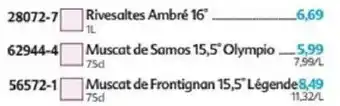 Maximo Rivesaltes Ambre offre