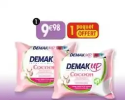 Maximo Demak up 2 x 25 lingettes demaquillantes cocoon offre