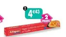 Maximo Alfapac papier cuisson naturel 15 feui lles offre