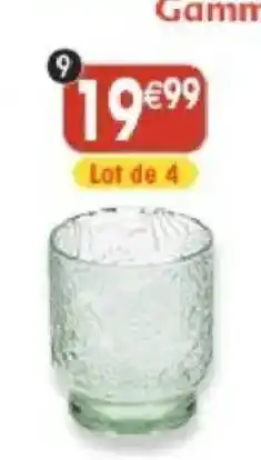 Maximo 4 verres Flora offre