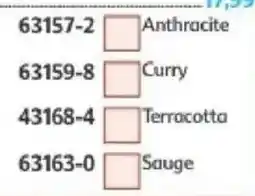 Maximo Anthracite Curry Terracotta Sauge offre