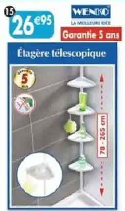 Maximo WENKO Étagère télescopique offre