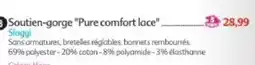 Maximo Sloggi Soutien-gorge "Pure comfort lace" offre
