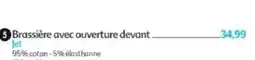 Maximo Jet Brassière avec ouverture devant offre