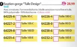 Maximo Tulle Design Soutien-gorge offre