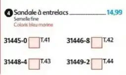 Maximo Sandale à entrelacs offre