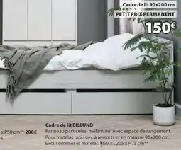 JYSK BILLUND Cadre de lit offre