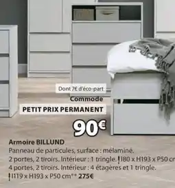 JYSK Billund armoire offre