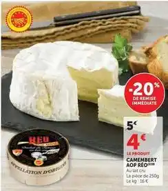 U Express Reo - camembert aop offre