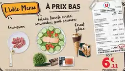U Express U - l'idee menu offre