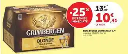 U Express Grimbergen - biere blonde offre