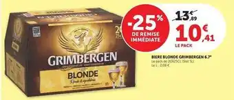 U Express Grimbergen - biere blonde offre