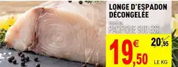 E.Leclerc Longe d'espadon décongelée offre