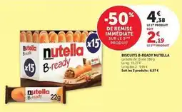 U Express Ferrero - nutella biscuits b-ready offre