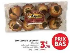 U Express Biscuiterie louis le goff - etoile chocolat offre