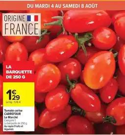 Carrefour Drive Carrefour - tomate cerise offre