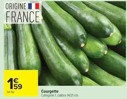Carrefour Drive Courgette offre