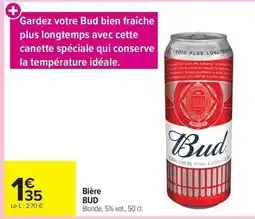 Carrefour Drive Bud - bière offre
