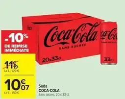 Carrefour Drive Coca cola - soda offre