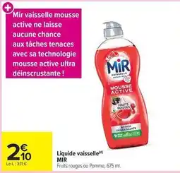 Carrefour Drive Mir - liquide vaisselle offre