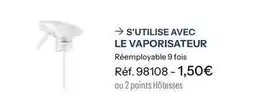 Stanhome S'utilise avec le vaporisateur offre