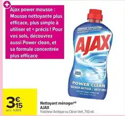 Carrefour Drive Ajax - nettoyant ménager offre