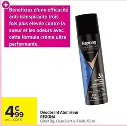 Carrefour Drive Rexona - déodorant atomiseur offre