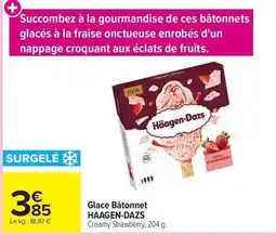 Carrefour Drive Haagen dazs - glace bâtonnet offre