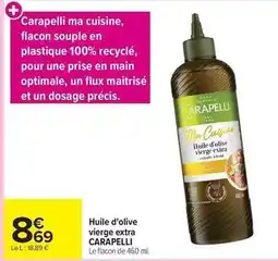 Carrefour Drive Carapelli - huile d'olive vierge extra offre
