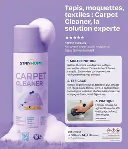 Stanhome Carpet cleaner offre