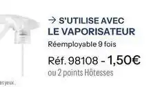 Stanhome S'utilise avec le vaporisateur offre